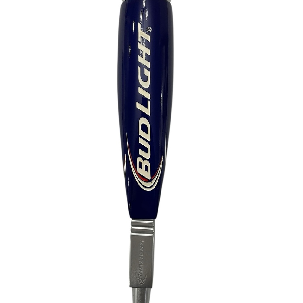 Bud Light Swoosh Logo Beer Tap Handle 12” - Excellent Condition